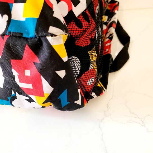DISNEY PARKS EXCLUSIVE  Mickey Mouse Motif 16" Backpack Full Size READ - Picture 10 of 16